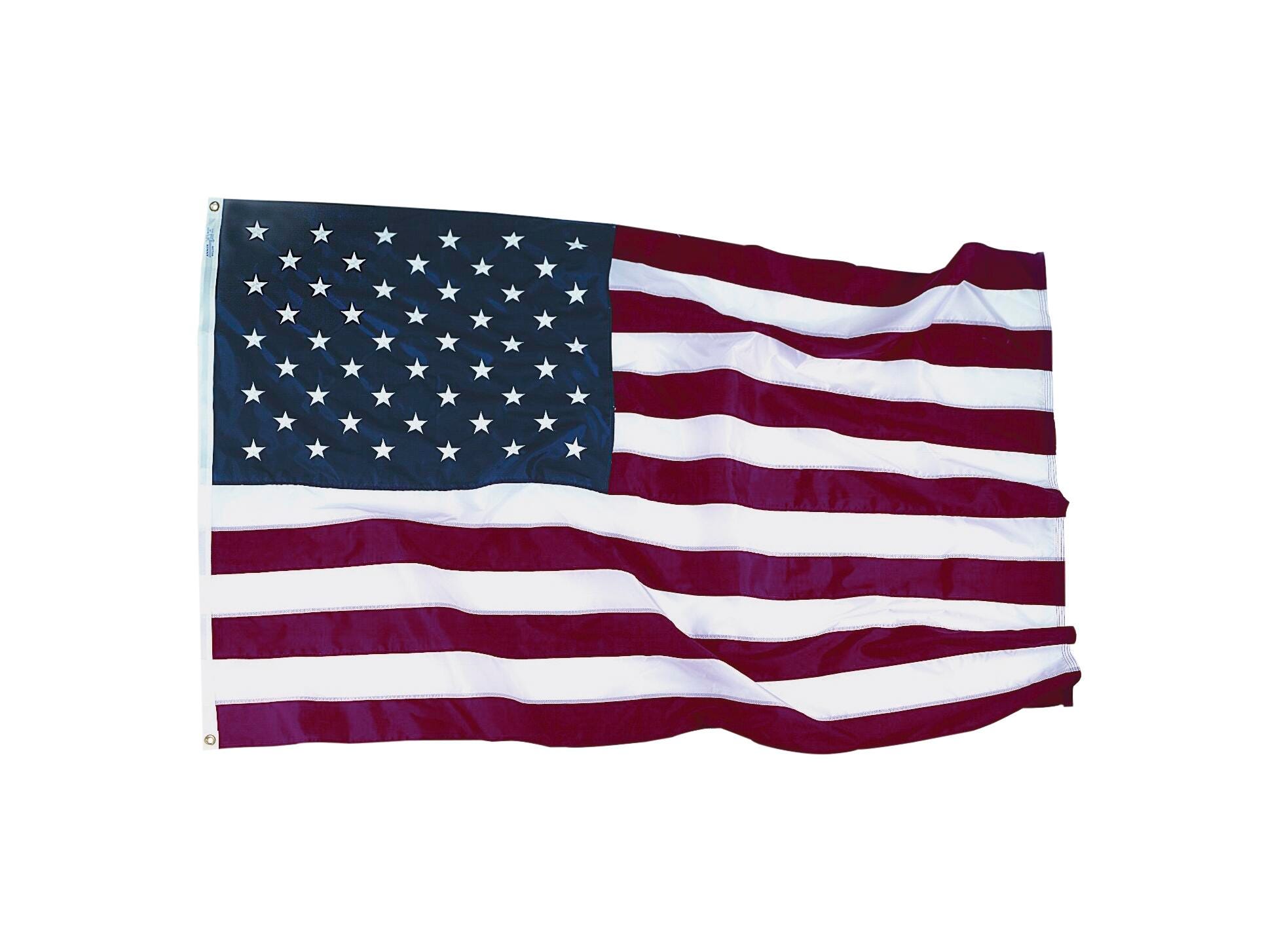 Annin Nyl-Glo ColorFast Nylon USA Full Size Large State Flag, 5 X 8 in, Item Number 1334692